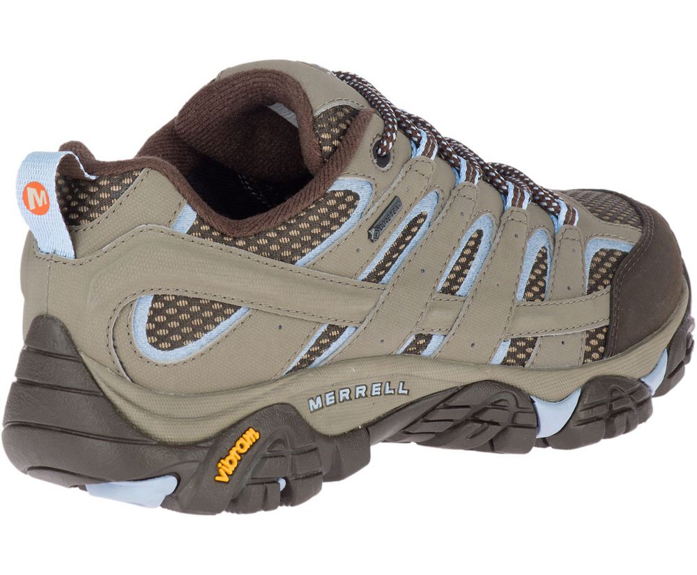 Buty Trekkingowe Merrell Damskie Szare - Moab 2 Gore-Tex® - 536948-OJR